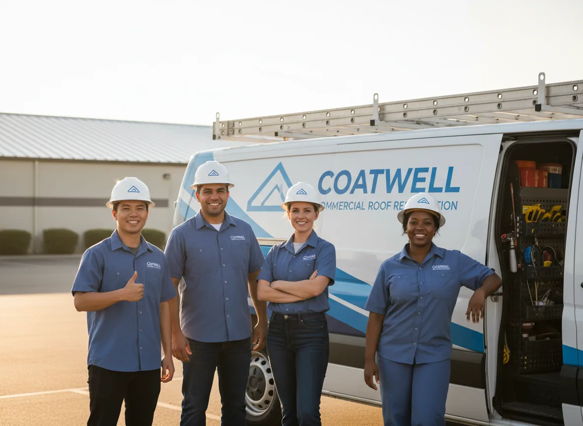 Commercial roof coating company in Halstead, KS